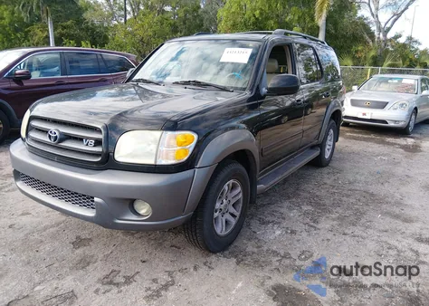 2004 Toyota Sequoia Sr5 V8 z USA, uszkodzony, nr VIN 5TDZT34A04S228666
